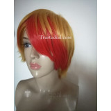 Yuri on Ice Minami Kenjirou Blonde Red Cosplay Wig