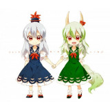 Touhou Project Kamishirasawa Keine Ex Keine Blue Green Cosplay Costumes