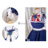 Touhou Project Cirno Lolita Blue Dress Cosplay Costume