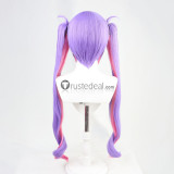 Vtuber Virtual YouTuber Hololive Hinata Cocomi Tokoyami Towa Purple Pink Ponytails Cosplay Wigs