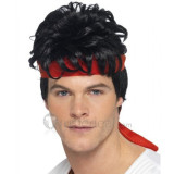 Street Fighter 5 SFV Zeku Ryu Black Blonde Styled Cosplay Wig