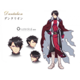 Makai Ouji: Devils and Realist Dantalion Grand Duke of Hell Demon Form Red Cosplay Costume