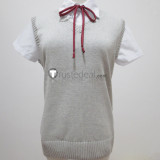 Love Live Japanese Anime JK School Uniform V-neck Pullover Vest Pink Yellow White Black Green Cosplay Costumes