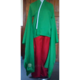 Mirai Nikki Kasugano Tsubaki Red Kimono Cosplay Costume