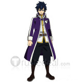 Fairy Tail Gray Fullbuster Grand Magic Games Purple Cosplay Costume