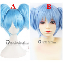 Assassination Classroom Shiota Nagisa Blue Poytails Cosplay Wigs