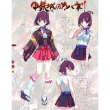Koutetsujou no Kabaneri Mumei Hakama Kimono Cosplay Costume Two Versions