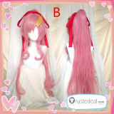 Mobile Suit Gundam Seed Princess Lacus Clyne Pink Cosplay Wigs