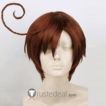 Hetalia South Italy Lovino Vargas Brown Cosplay Wig