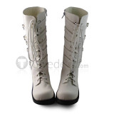 Flats Heel Sweet White Lolita Boots