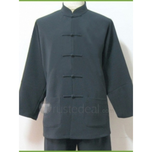 Slategray Zigong Lint Tai Chi / Ji Suit