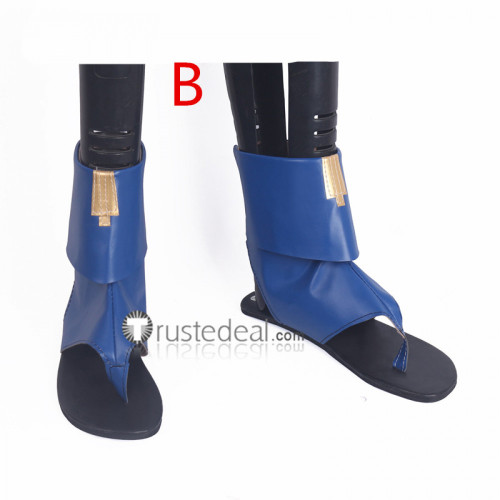 League of Legends LOL Aspect of Twilight Zoe Blue Cosplay Shoes