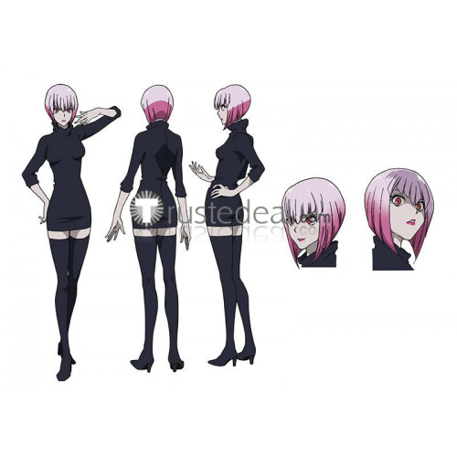 Blood Blockade Battlefront Valsh Rozzo Valctovoel Girika Pink Cosplay Wig