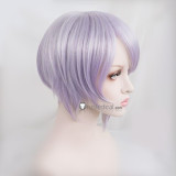 Double Decker Doug Kirill Brown Purple Cosplay Wig