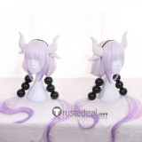 Miss Kobayashis Dragon Maid Kanna Kamui Long Gradients Purple Pink Cosplay Wig