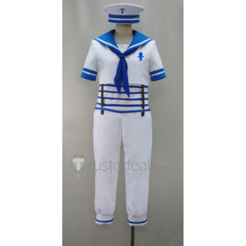 Free Iwatobi Swim Club Haruka Nanase Sailor Uniform Cosplay Costumes