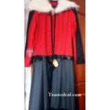Pokemon Gijinka Human Yveltal Red Cosplay Costume