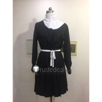 Zombie Land Saga Zonbi Rando Saga Tae Yamada Black Dress Cosplay Costume