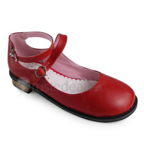 Coffee Low Heels Lolita Shoes