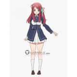 Zombie Land Saga Zonbi Rando Saga Sakura Minamoto Dark Blue Uniform Cosplay Costume