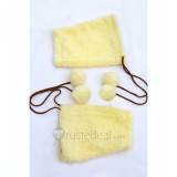 Anime K Neko Cream Yellow Cosplay Dress