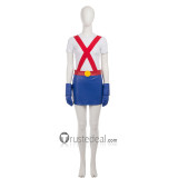 Young Justice Miss Martian Megan Morse Blue Cosplay Costume