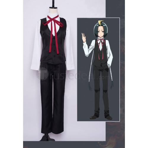 Sousei no Onmyouji Seigen Amawaka Black and White Cosplay Costumes