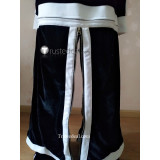 Black Rock Shooter BRS Male Black Velour Hoodie Uniform Cosplay Costume 3