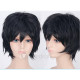 Mirai Nikki Amano Yukiteru Short Black Cosplay Wig