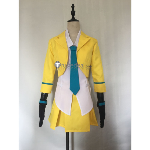 Phoenix Wright Ace Attorney Dual Destinies Athena Cykes Yellow Cosplay Costume