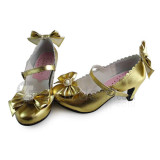 Elegant Bows Lolita Heels Shoes