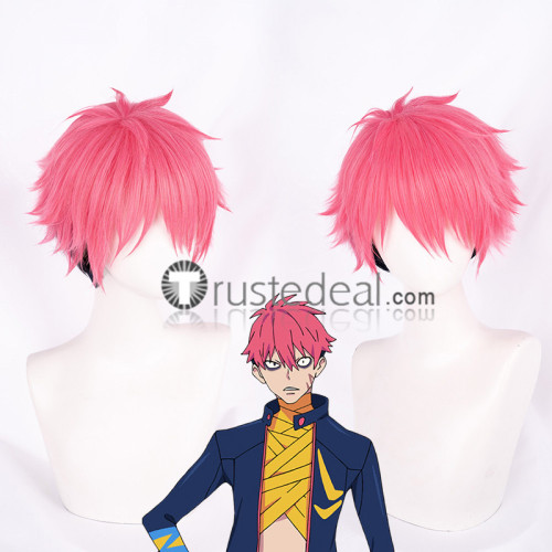 SSSS.Dynazenon Yomogi Asanaka Gauma Chise Asukagawa Yume Ninami Red Blue Pink Cosplay Wigs