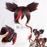 Genshin Impact Xinyan Scaramouche Balladeer Baizhu Brown Blue Green Cosplay Wigs