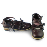 White Bow Lolita Shoes