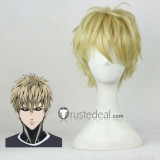 One Punch Man Genos Garou Blonde Grey Cosplay Wigs
