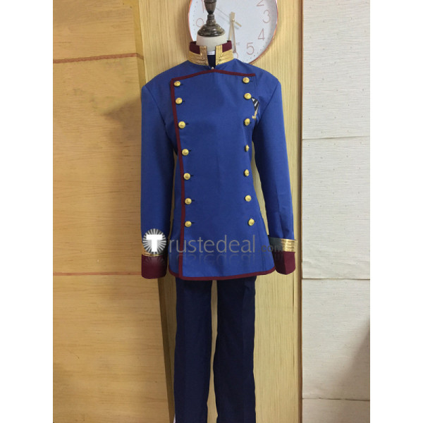Oushitsu Kyoushi Heine Viktor von Granzreich Blue Cosplay Costume