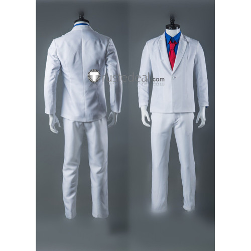Meitantei Conan Magic Kaito Kiddo Kid the Phantom Thief White Cosplay Costume