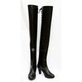 Nier Automata 2B YoRHa Commander White Black Cosplay Boots Shoes