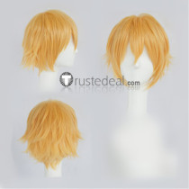 Free! Iwatobi Swim Club Hazuki Nagisa Short Blonde Cosplay Wig
