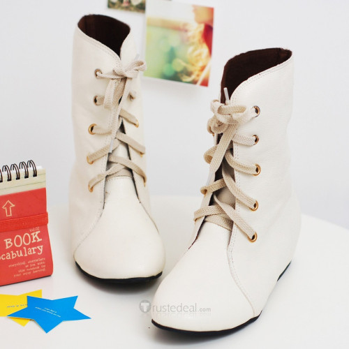 Top quality soft leather flat heel pumps boots(JY11)