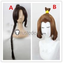 Avatar The Last Airbender Suki Ty Lee Brown Cosplay Wigs