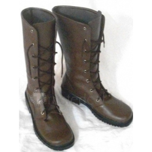 Mirai Nikki Future Diary Amano Yukiteru Cosplay Brown Boots Shoes