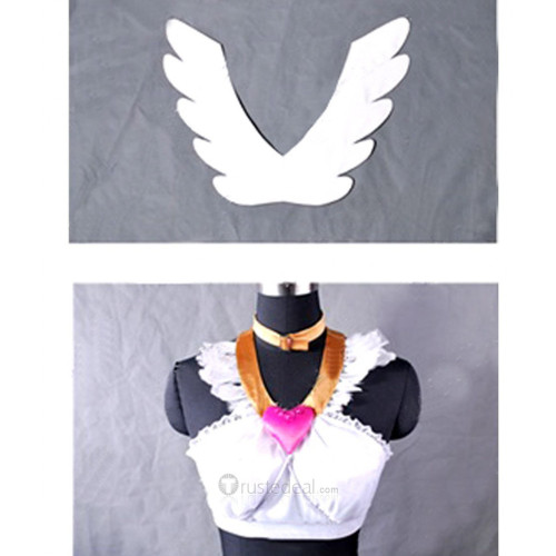 Panty & Stocking with Garterbelt Anarchy Panty Angel White Cosplay Costume
