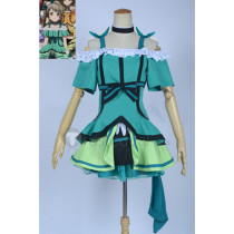 Love Live Minami Kotori KiRa KiRa Sensation Green Perform Cosplay Costume