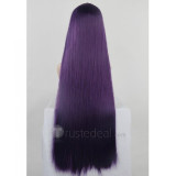 HIGHSCHOOL OF THE DEAD Busujima Saeko Long Purple Cosplay Wig