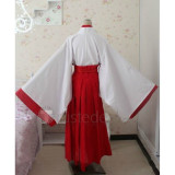 Lucky Star Miko White and Red Uniform Kimono Cosplay Costume