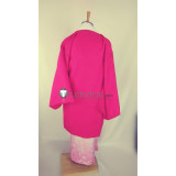 Gugure! Kokkuri-san Kokkuri Female Genderbend Pink White Kimono Yukata Cosplay Costume