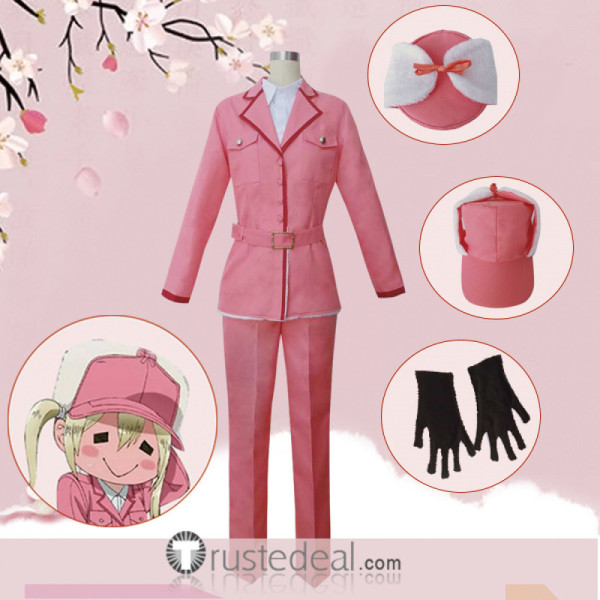 Hataraku Saibou Cells at Work Eosinophil Pink Cosplay Costume