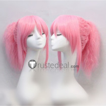 Hunter X Hunter Machi Komacine Pink Purple Ponytail Styled Cosplay Wigs