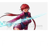 The King of Fighters Shermie Black Red Costume